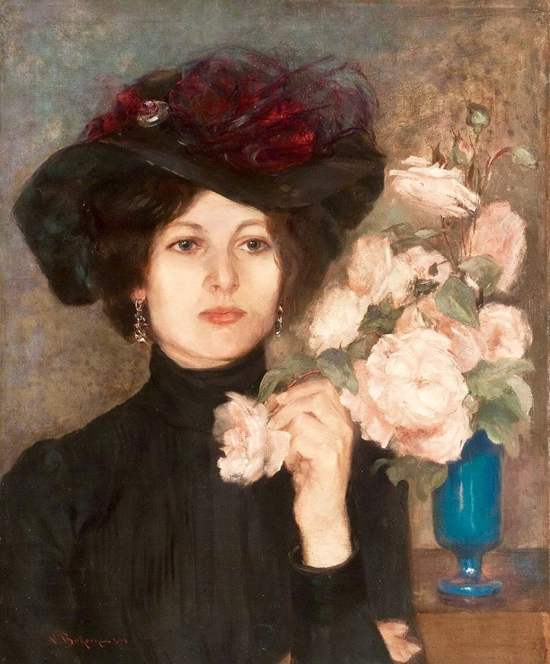Portrait of Baroness Rukavina by Vlaho Bukovac,A3(16x12")Poster