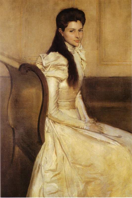 Portrait of Miss L by Antonio de la Gandara,A3(16x12")Poster