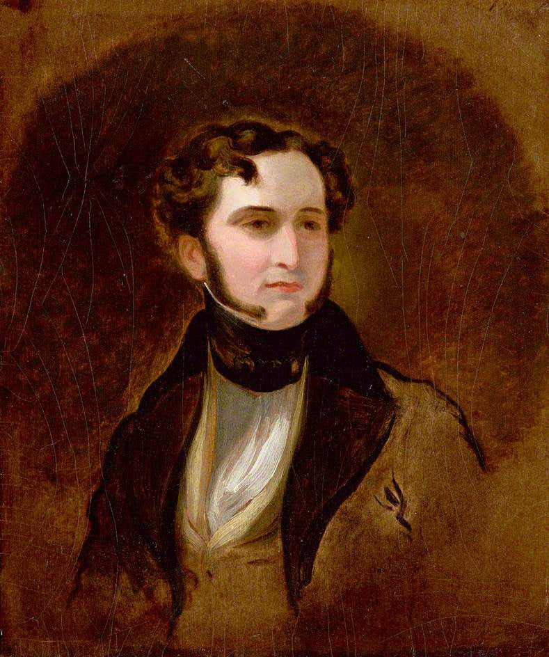 Sir Thomas Gladstone of Fasque, vintage artwork by George Hayter, 12x8" (A4) Poster