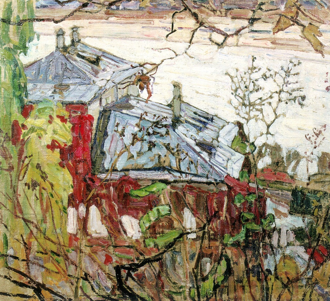 Dnieper by Kiev by Abraham A. Manievich,16x12(A3) Poster