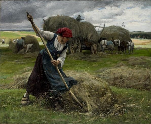 Haying Scene by Julien Dupre,A3(16x12")Poster