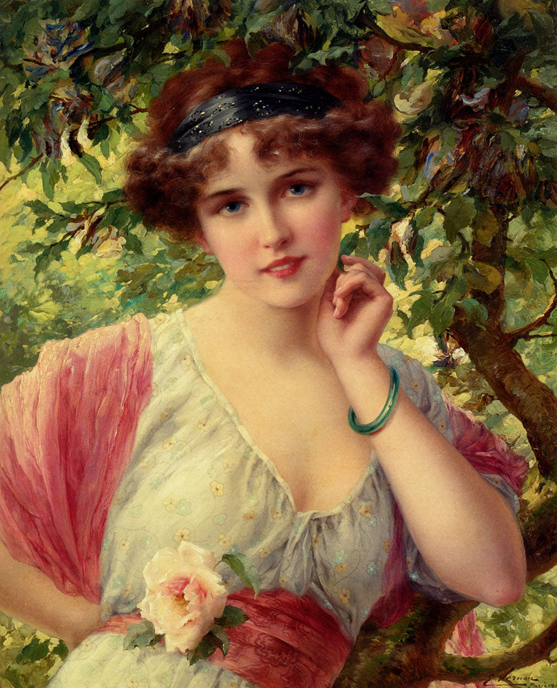 A Summer Rose by Emile Vernon,16x12(A3) Poster