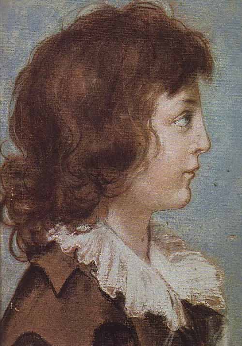 Auguste-Jules-Armand-Marie de Polignac, vintage artwork by Élisabeth Vigee-Lebrun, 12x8" (A4) Poster