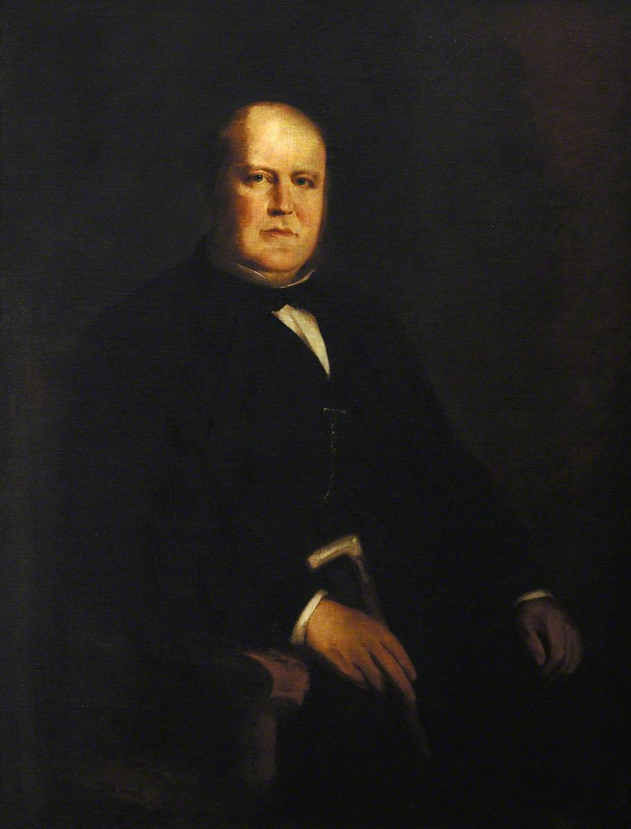 Sir Robert Burnett David Morier (1826–1893), vintage artwork by Franz von Lenbach, 12x8" (A4) Poster