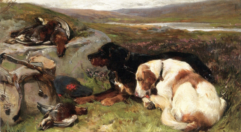 The Day's Bag, vintage artwork by John Sargent Noble, 12x8" (A4) Poster