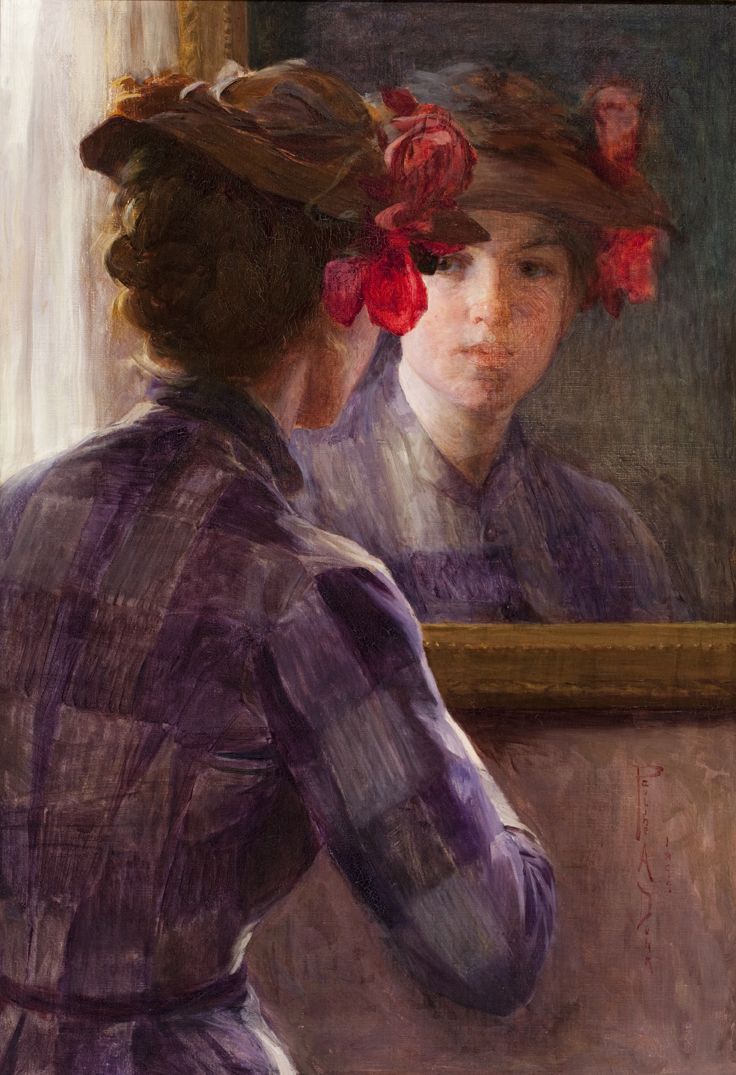A Village Belle, vintage artwork by Pauline Dohn, 12x8" (A4) Poster