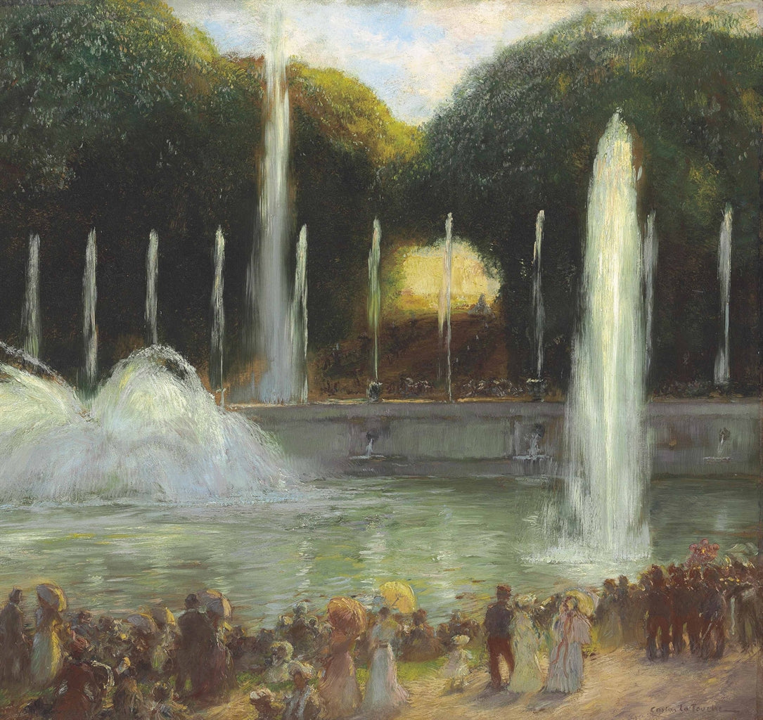 Bassin de Neptune, Versailles by Gaston La Touche,A3(16x12")Poster