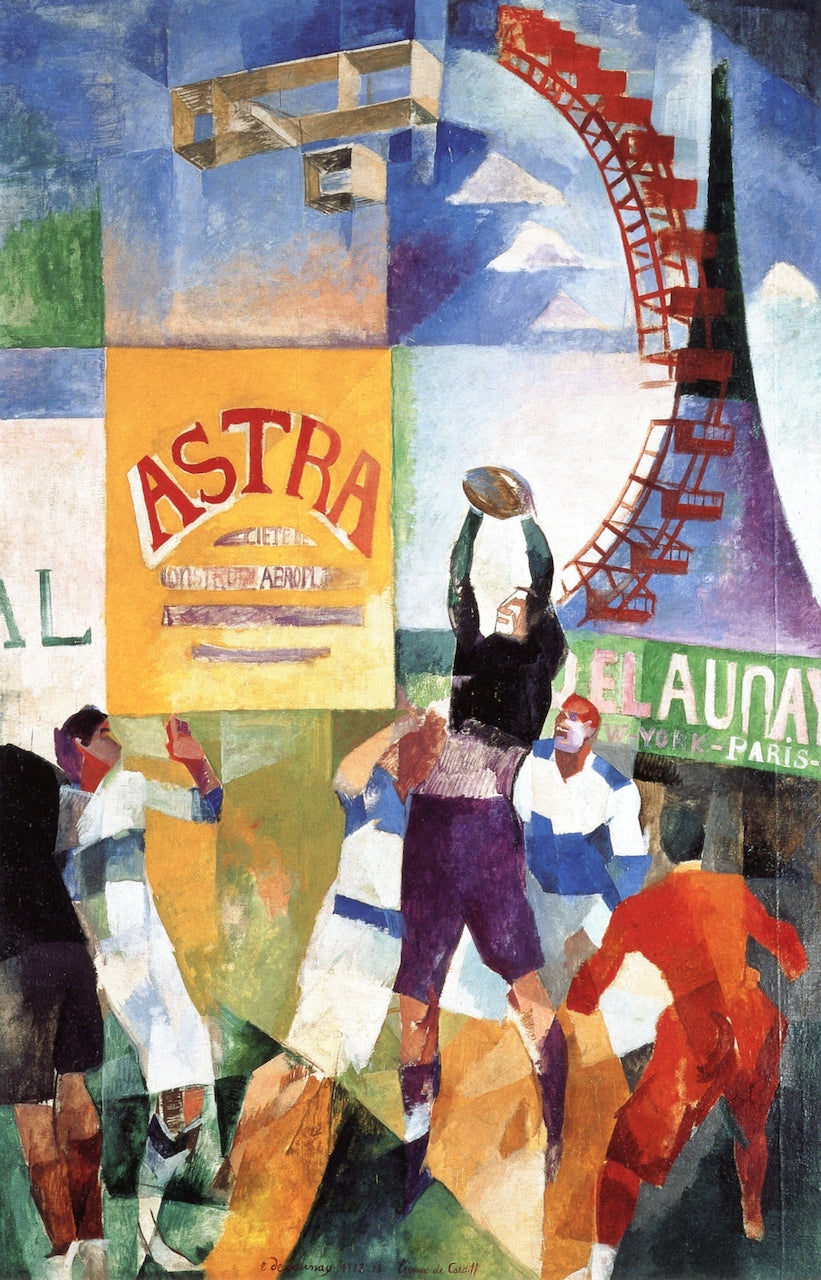 The Cardiff Team by Robert Delaunay,16x12(A3) Poster