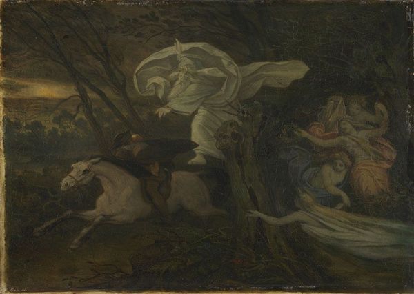 The Erl King, vintage artwork by Moritz von Schwind, A3 (16x12") Poster Print