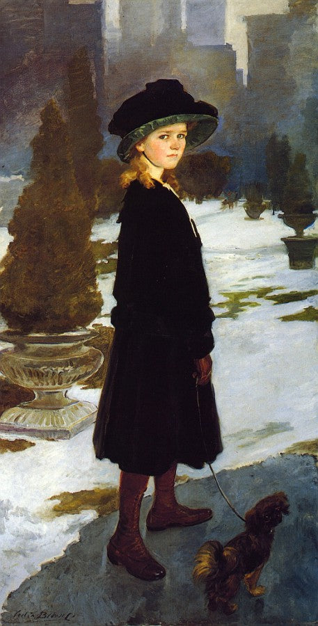 Alice Davison, vintage artwork by Cecilia Beaux, 12x8" (A4) Poster