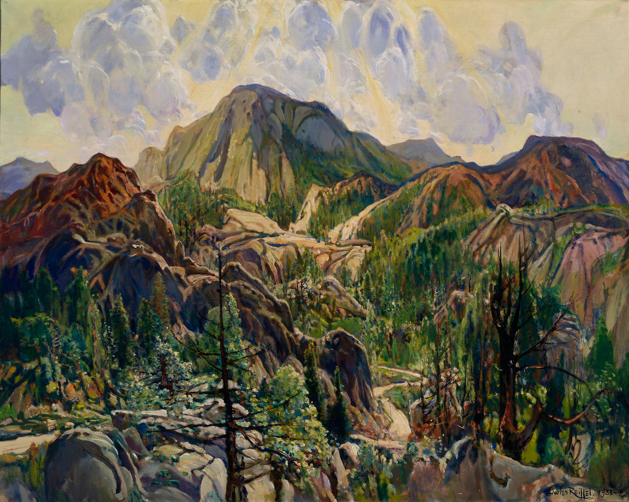 Road in the Cuyamacas by Charles Reiffel,A3(16x12")Poster