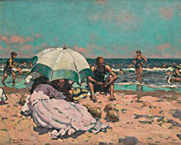 Dia de Playa by Alberto Pla y Rubio,A3(16x12")Poster