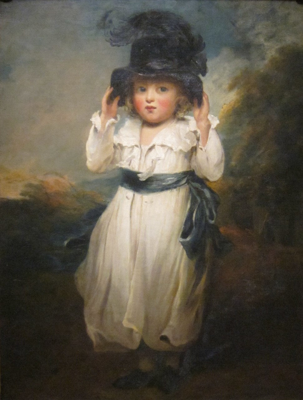 The Honourable Alicia Herbert as a Child, vintage artwork by John Hoppner, 12x8" (A4) Poster