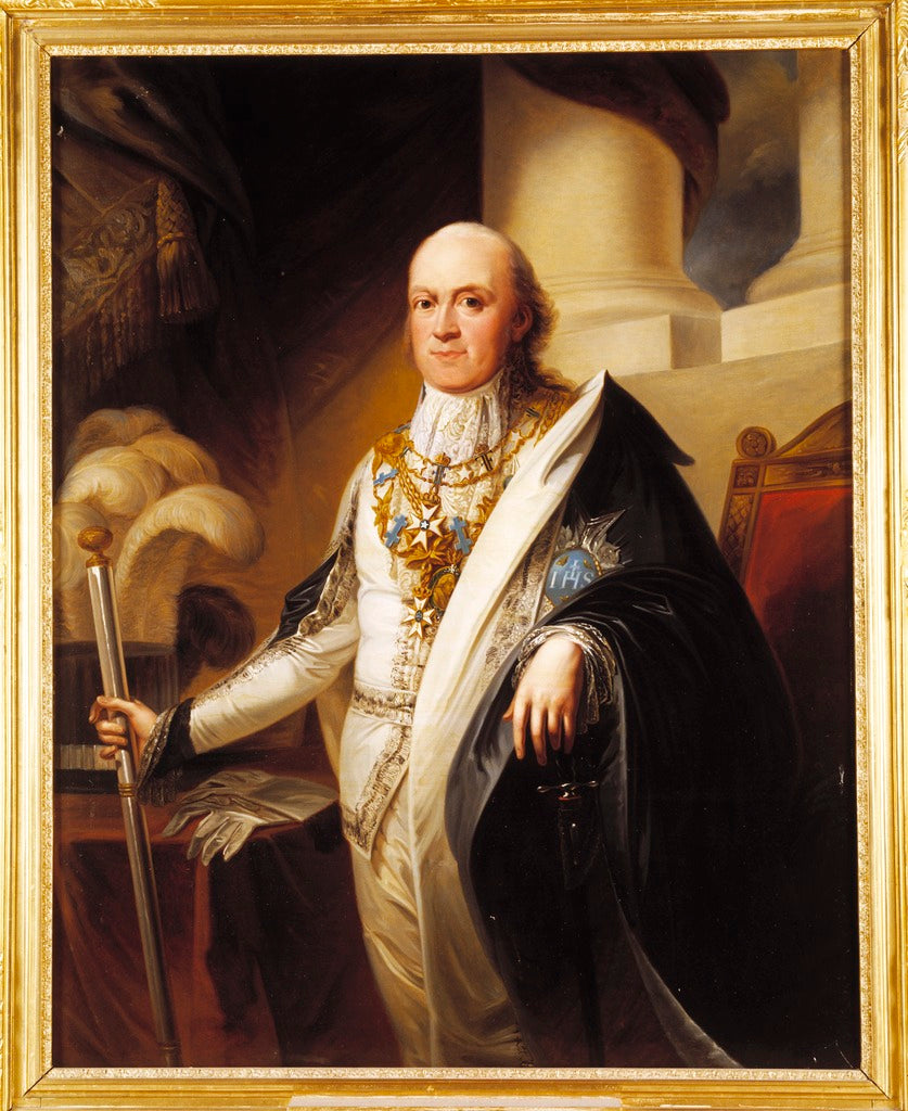 Magnus Fredrik Brahe, vintage artwork by Carl Fredrik von Breda, 12x8" (A4) Poster