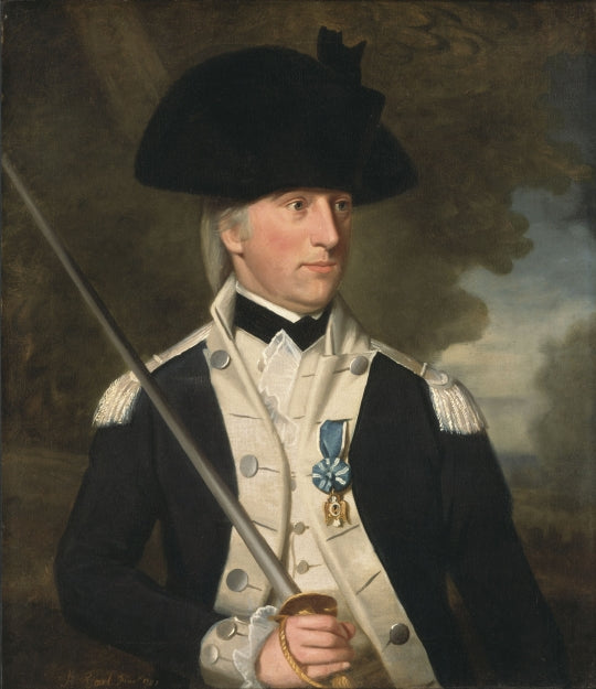 Colonel Richard Varick, vintage artwork by Ralph Earl, 12x8" (A4) Poster