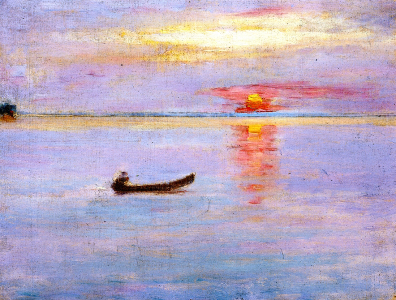 Lake Ontario, vintage artwork by William Blair Bruce, 12x8" (A4) Poster