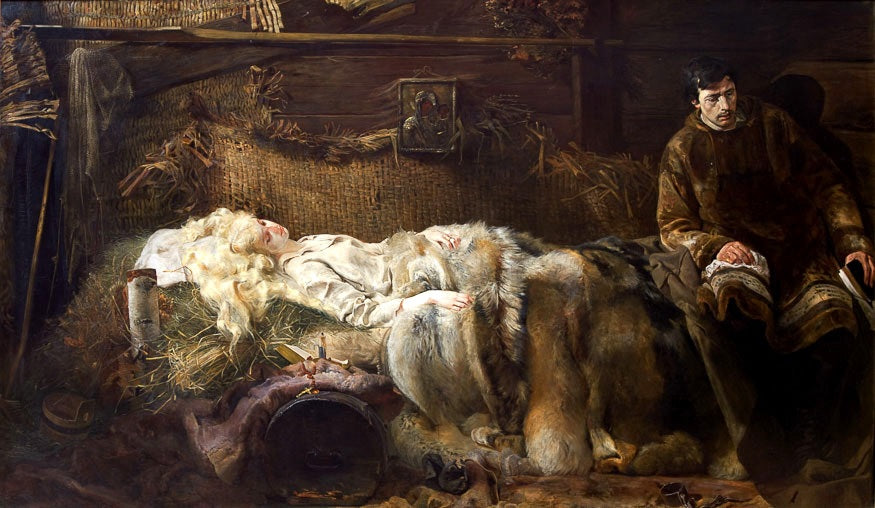 Death of Ellenai by Jacek Malczewski,A3(16x12")Poster