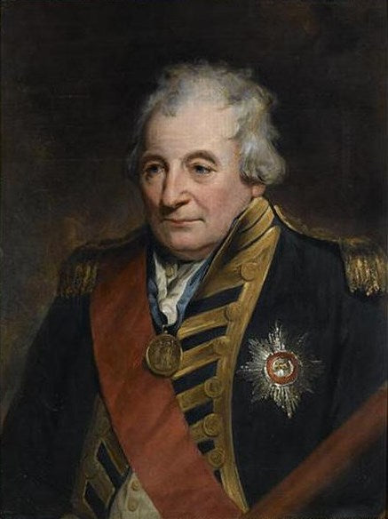 Admiral John Jervis, Commander of Saint Vincent, vintage artwork by George Peter Alexander Healy, A3 (16x12") Poster Print