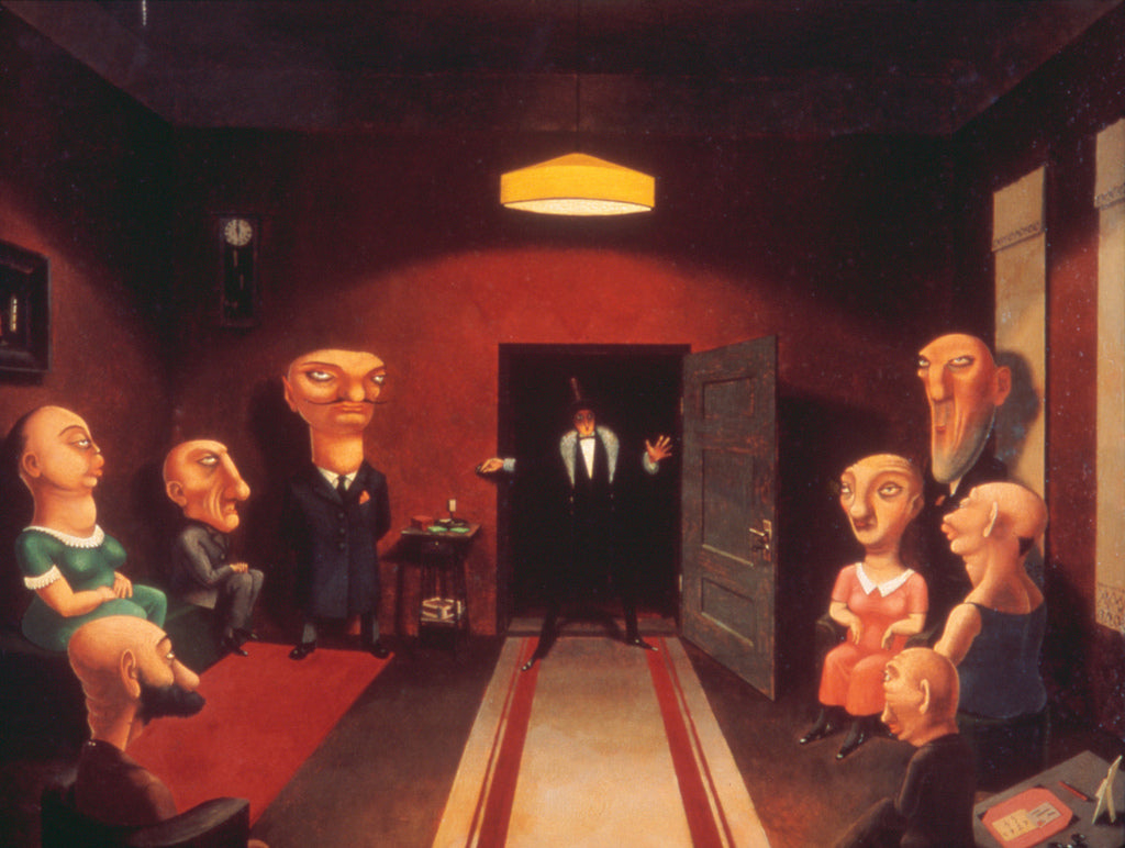 Noctural Homcoming, vintage artwork by Franz Sedlacek, 12x8" (A4) Poster