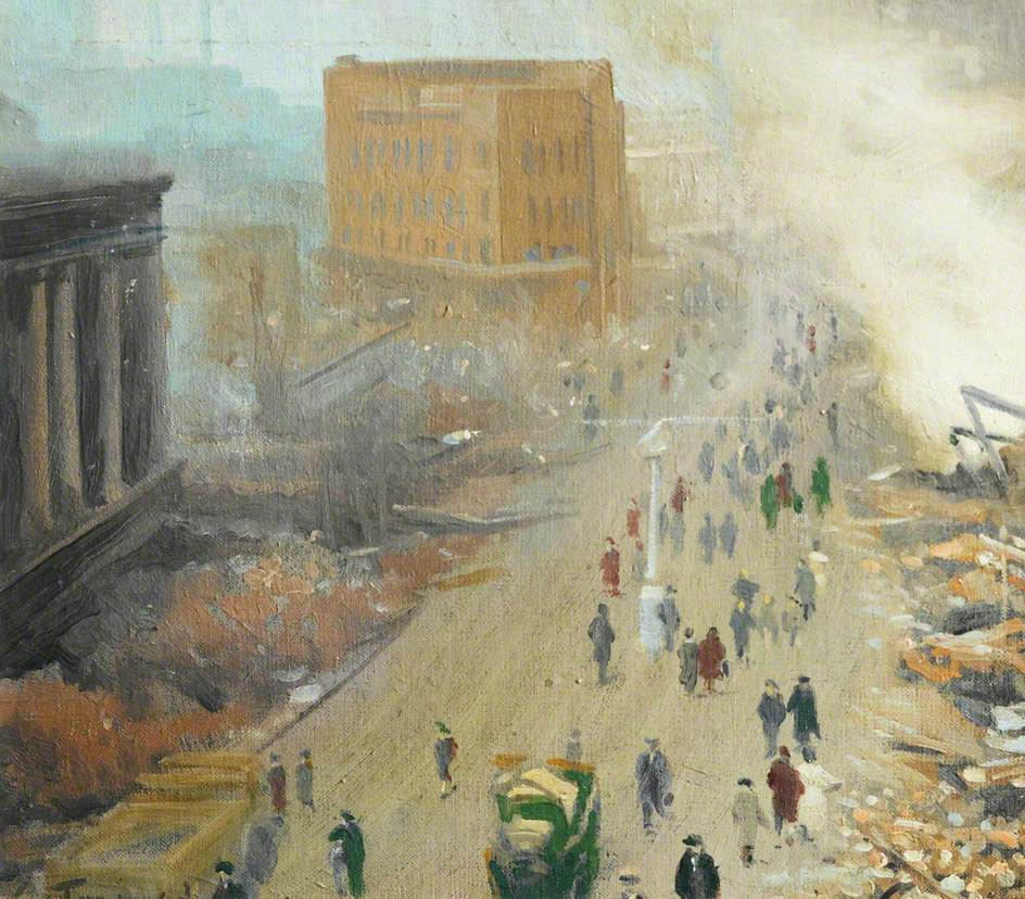 in Europe, Bombed Coventry, November 1940 by Ernest Townsend,16x12(A3) Poster