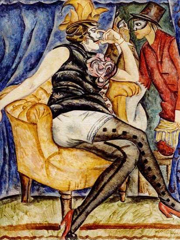 Frivolite by Boris Grigoriev,16x12(A3) Poster