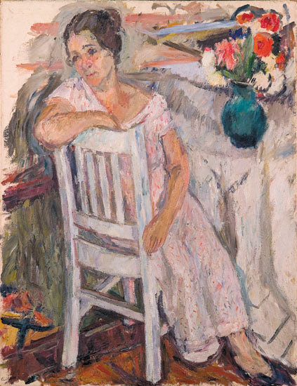 Portrait of Artist's Wife by Abraham A. Manievich,16x12(A3) Poster