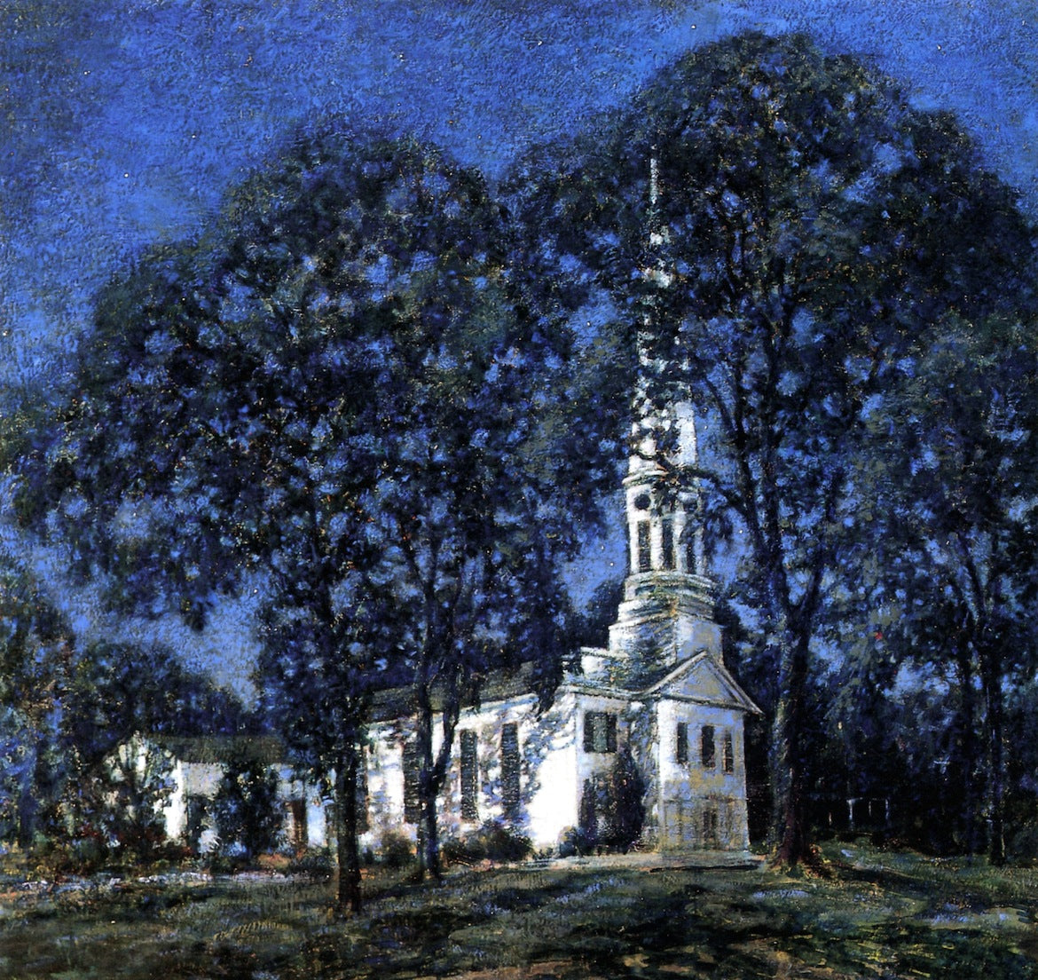 New England Moonlight by Ernest Albert,A3(16x12")Poster