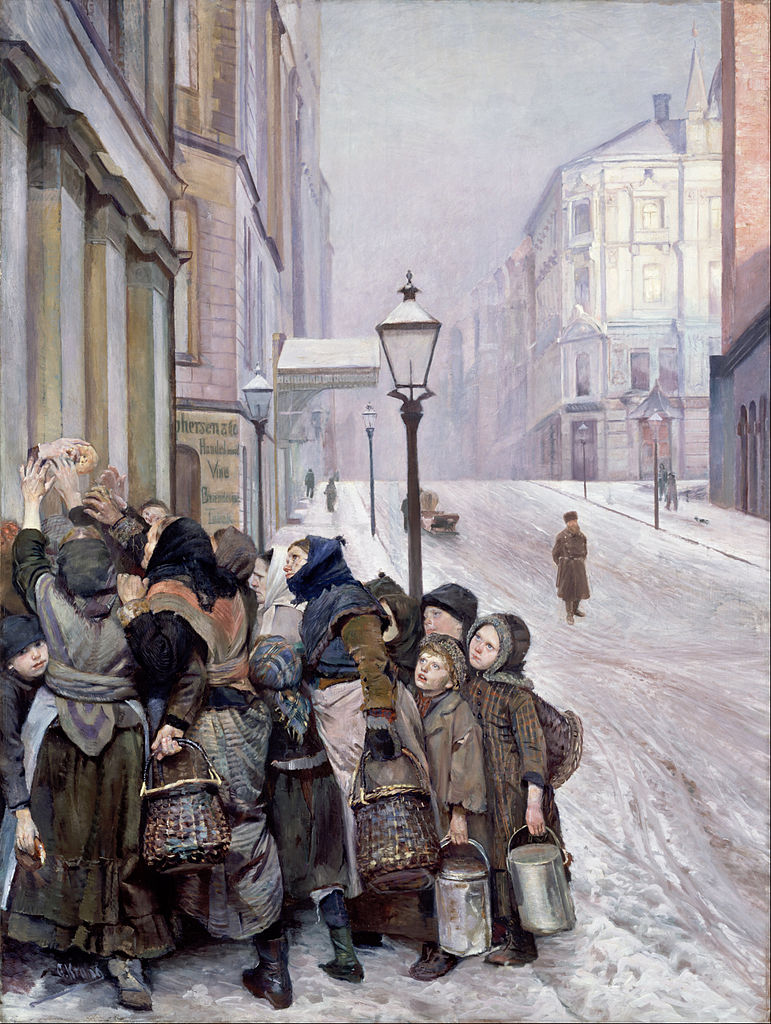 Struggle for Survival by Christian Krohg,A3(16x12")Poster