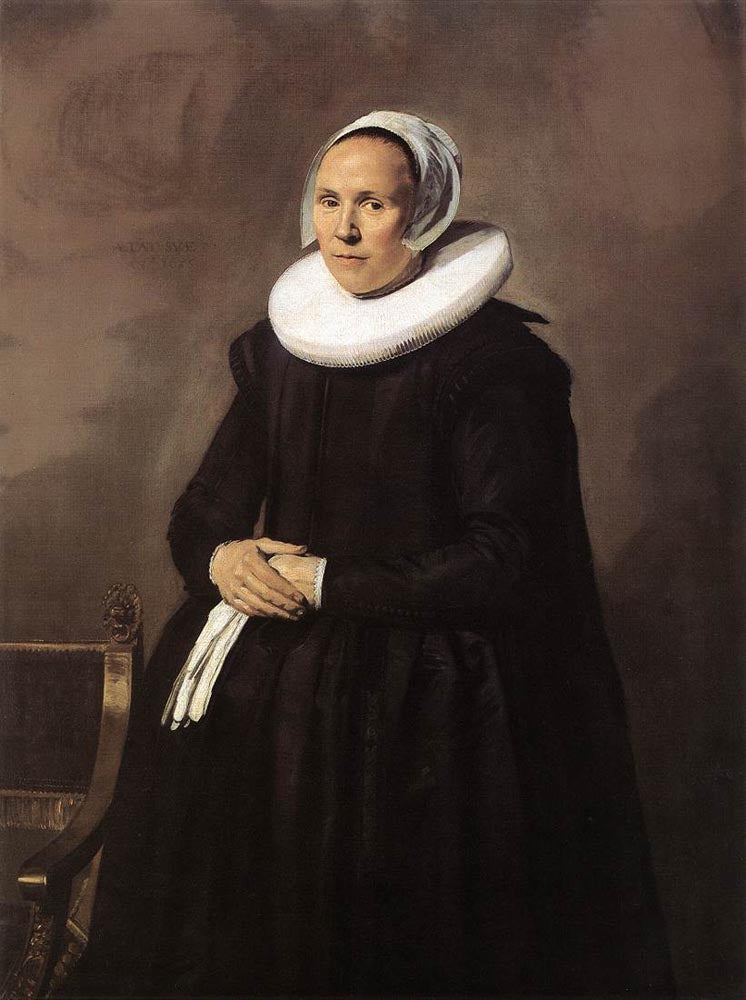 Feyntje van Steenkiste, vintage artwork by Frans Hals, 12x8" (A4) Poster