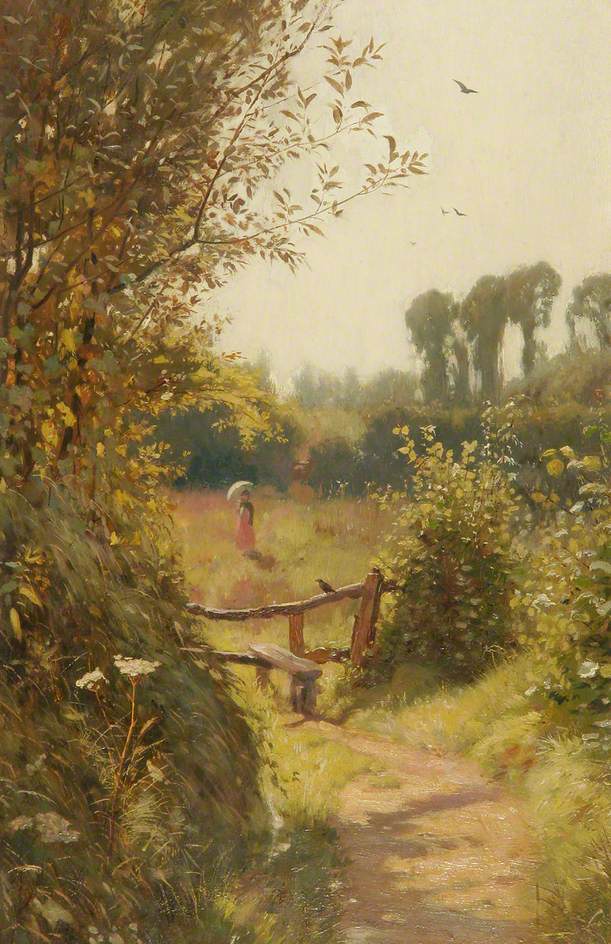 From Shade to Sunshine, vintage artwork by Frederick George Cotman, 12x8" (A4) Poster