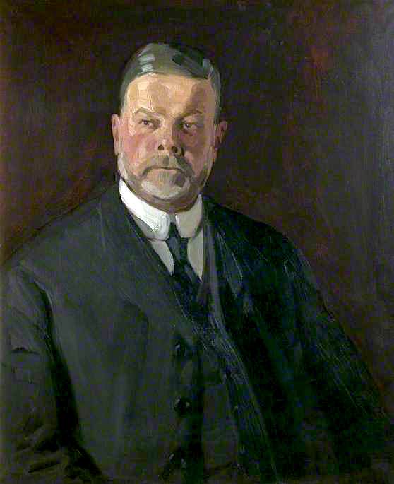 Arthur Richard Johnson, Co-Founder of Hawley and Johnson, vintage artwork by Harry Morley, 12x8" (A4) Poster