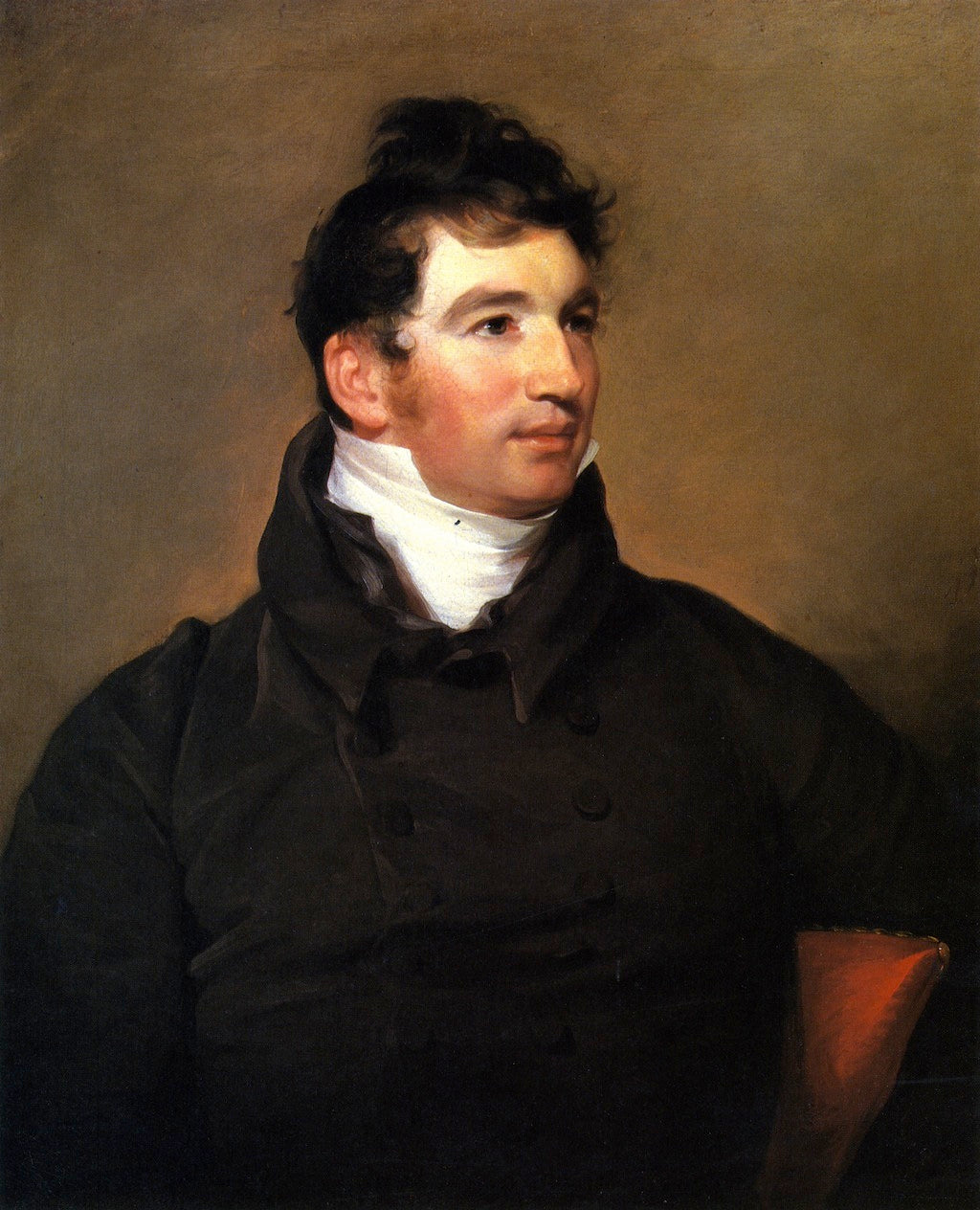 Dr. Edward Hudson, vintage artwork by Thomas Sully, 12x8" (A4) Poster