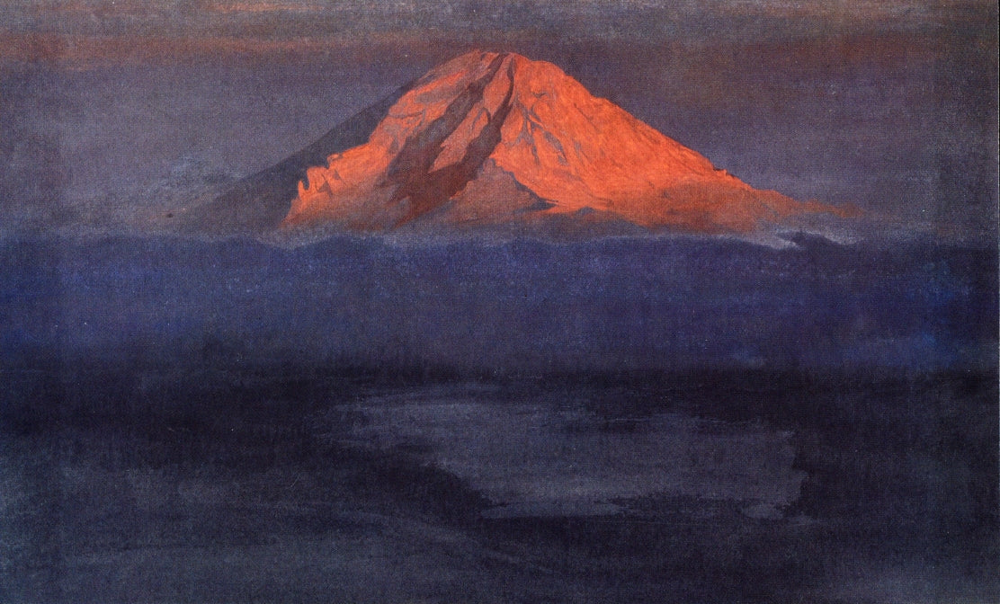 Chimborazo, vintage artwork by Frederic Edwin Church, 12x8" (A4) Poster