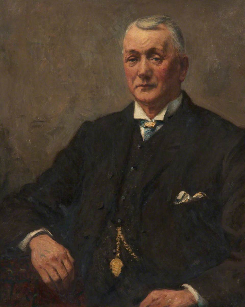 Robert Jackson, Organist of St Peter's Church, vintage artwork by Frederick William Jackson, 12x8" (A4) Poster