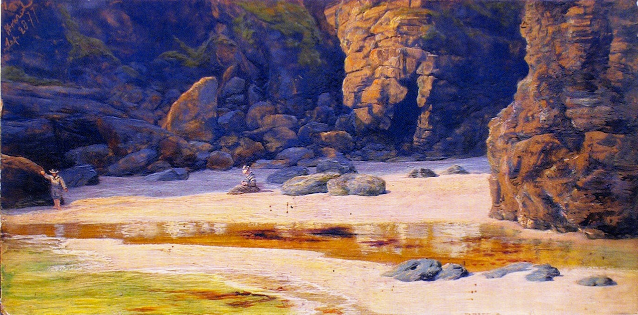 Housel, vintage artwork by John Edward Brett, A.R.A., 12x8" (A4) Poster