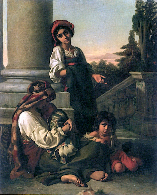 The Eyes of Innocence, vintage artwork by Rudolf Lehmann, A3 (16x12") Poster Print