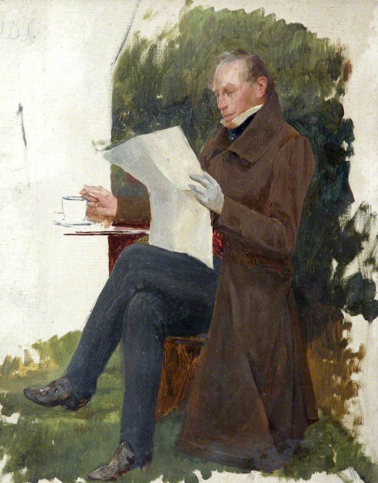 The Attorney, vintage artwork by Walter Dendy Sadler, 12x8" (A4) Poster