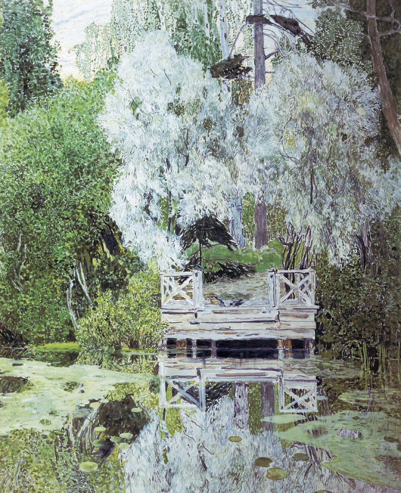 Silver Trees by Alexander Golovin,A3(16x12")Poster