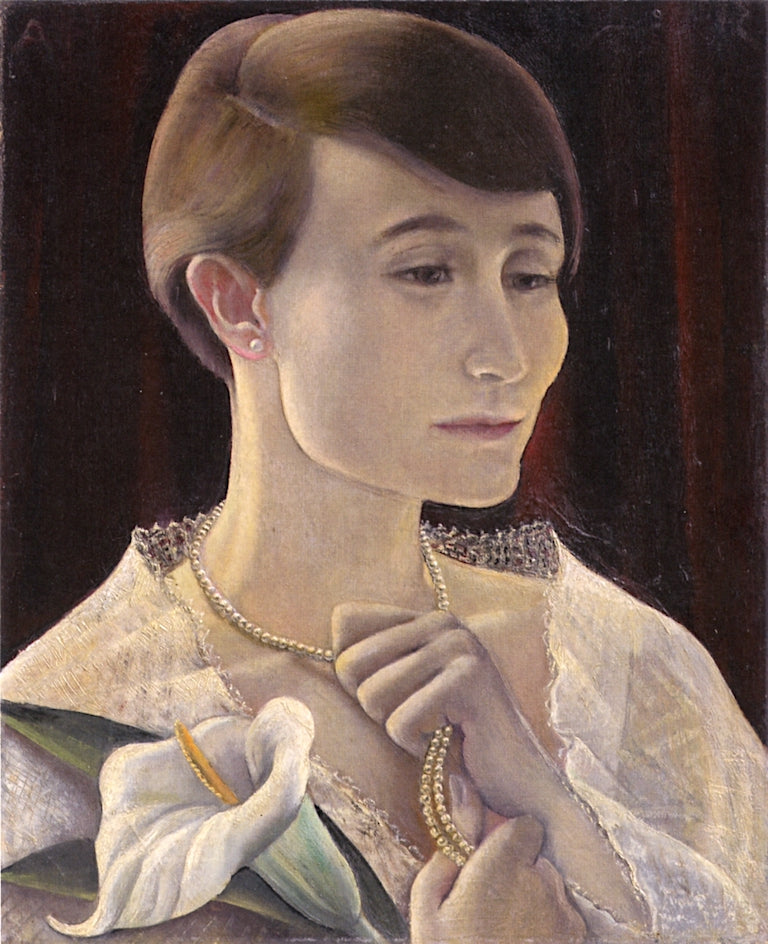 Portrait of Hilde Zoepffel by Anita Rée,16x12(A3) Poster