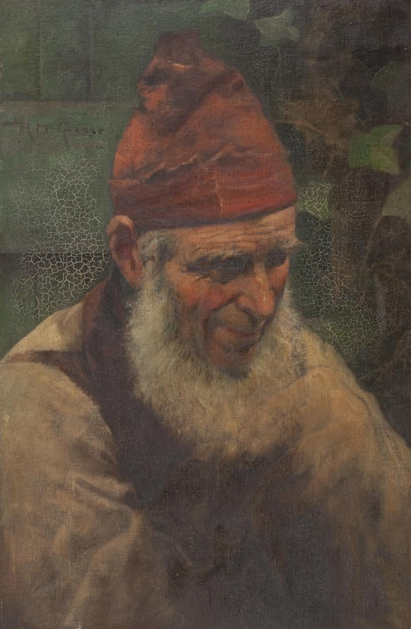 An Old Salt, vintage artwork by Robert McGregor, 12x8" (A4) Poster