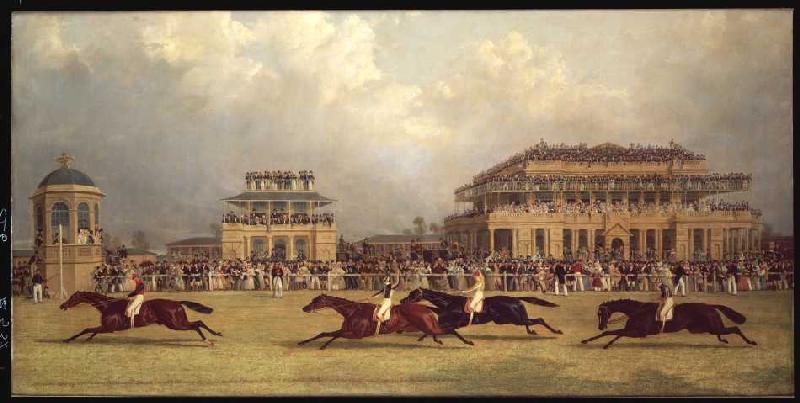 Doncaster Gold Cup, vintage artwork by John Frederick Herring, Sr, A3 (16x12") Poster Print