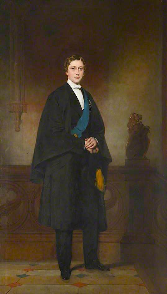 Albert Edward, Prince of Wales, vintage artwork by Sir John Watson Gordon, 12x8" (A4) Poster