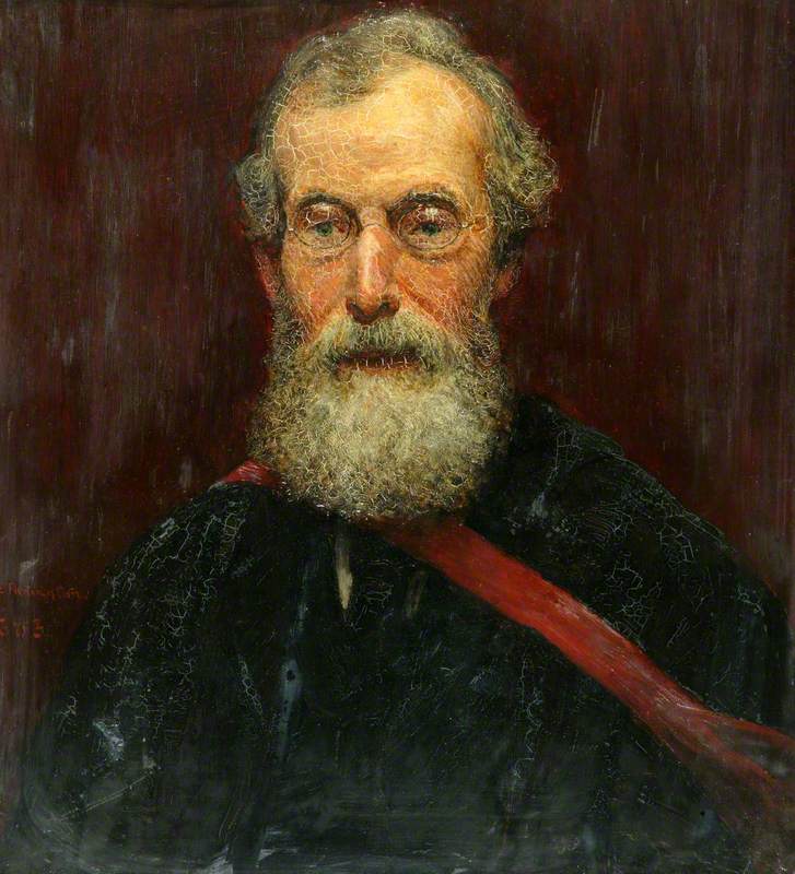 Dr. Joseph Gouge Greenwood, vintage artwork by John Herbert Evelyn Partington, 12x8" (A4) Poster