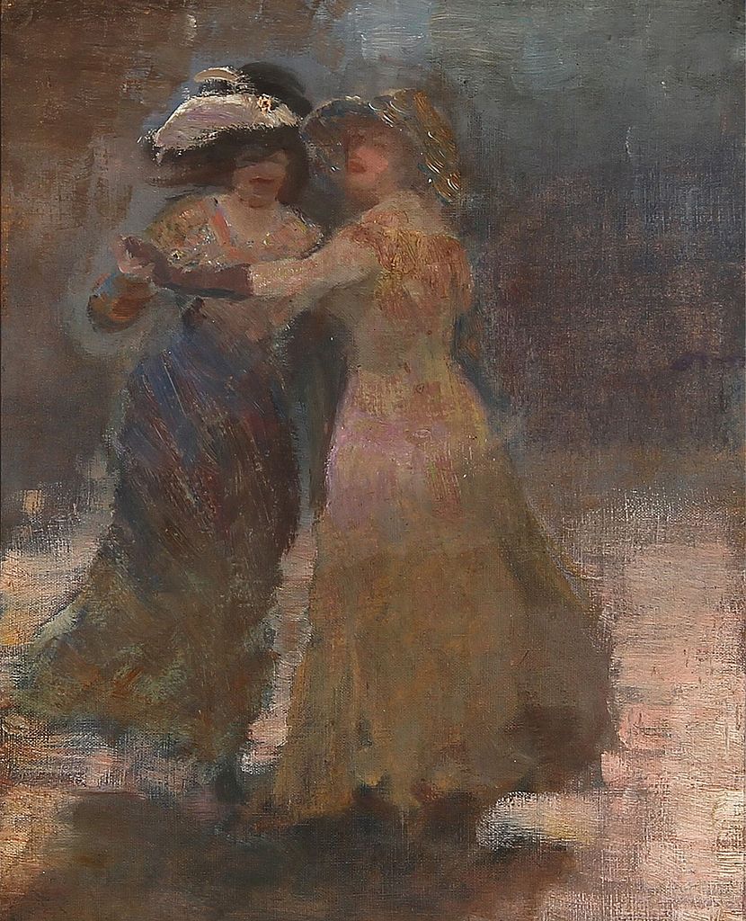 Bal Tabarin, vintage artwork by Julius Paulsen, 12x8" (A4) Poster