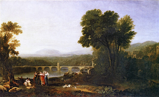 Appulia in Search of Appullus, vintage artwork by Joseph Mallord William Turner, 12x8" (A4) Poster