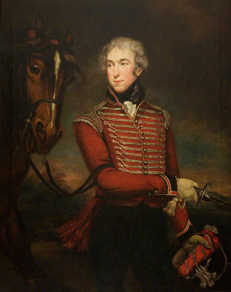 Sir John Fleming Leicester, vintage artwork by James Northcote, 12x8" (A4) Poster