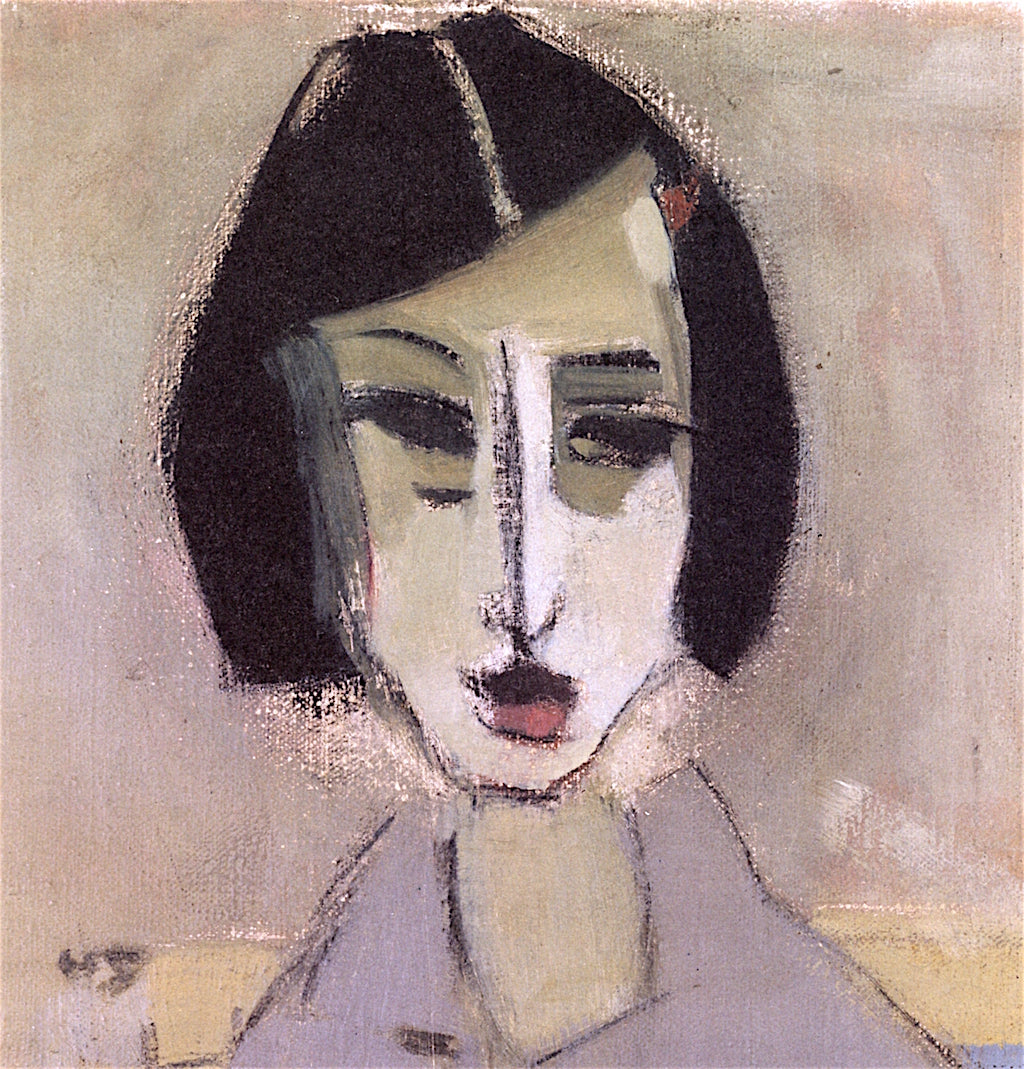 Göta, vintage artwork by Helene Schjerfbeck, 12x8" (A4) Poster