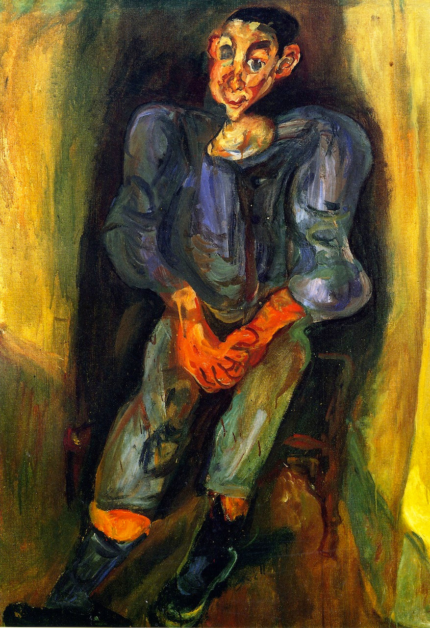 Boy in Blue by Chaim Soutine,16x12(A3) Poster