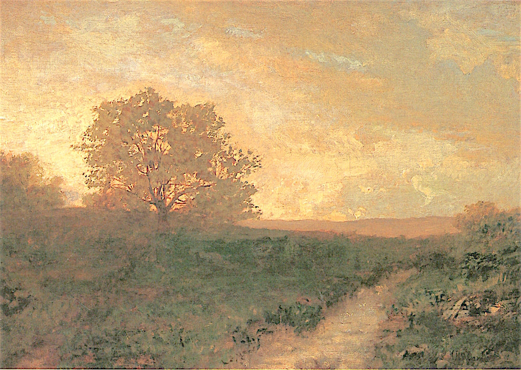 Sunset Hour, vintage artwork by Alexander Helwig Wyant, 12x8" (A4) Poster