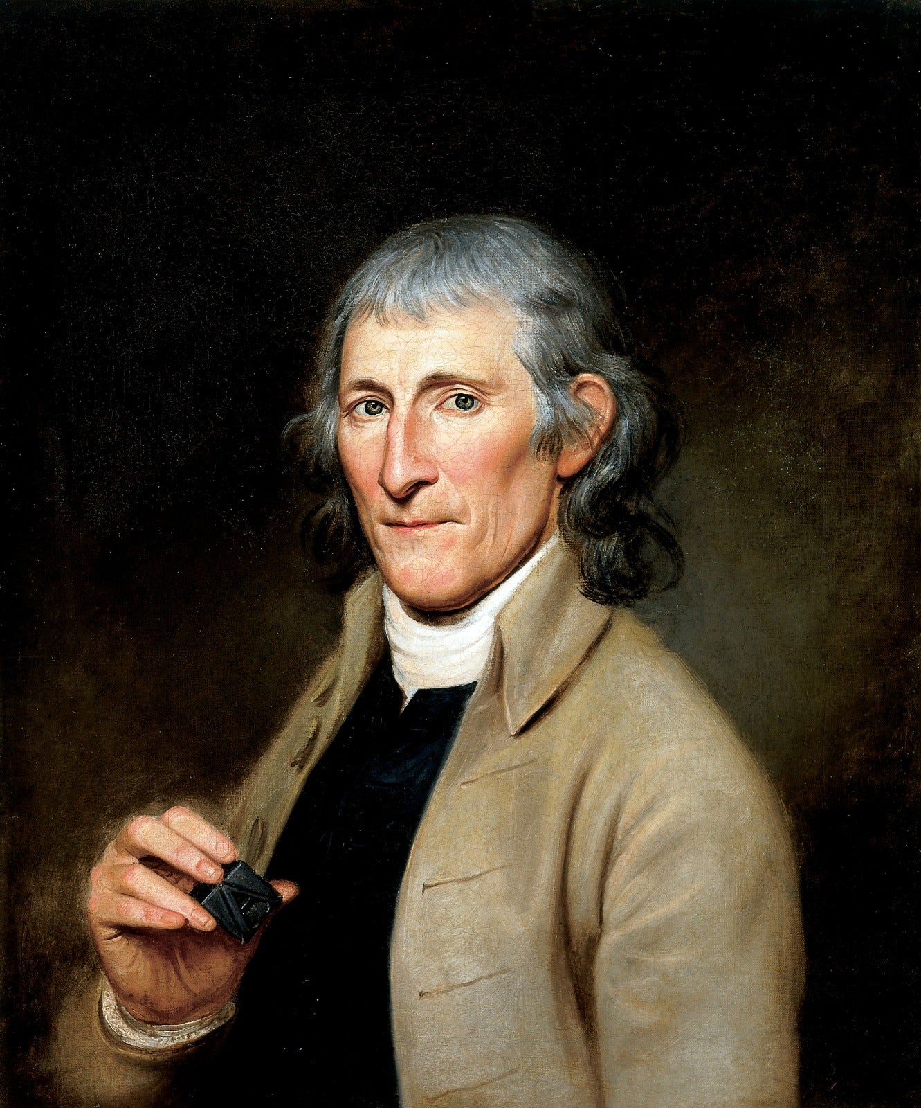 Francis Bailey, vintage artwork by Charles Willson Peale, 12x8" (A4) Poster
